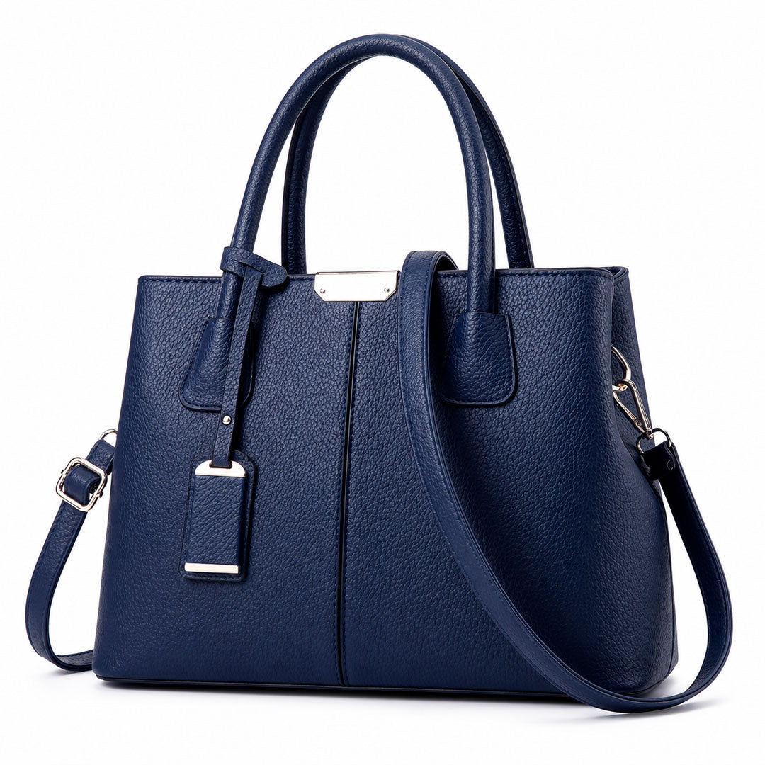 Bolso Tote de Piel Sintética Granulada para Mujer