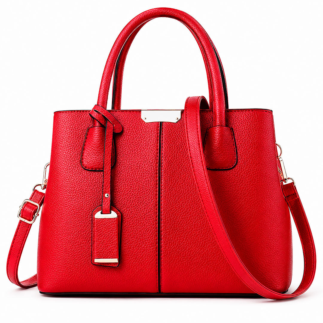 Bolso Tote de Piel Sintética Granulada para Mujer