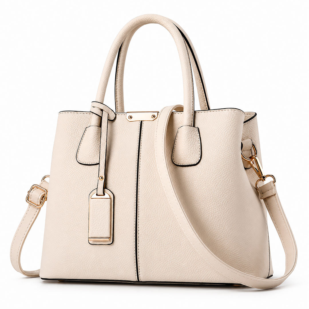 Bolso Tote de Piel Sintética Granulada para Mujer